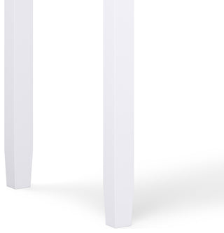 Warm Shaker Solid Wood Desk, White