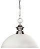 1 Light Pendant Brushed Nickel
