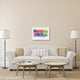 "Pennsylvania Watercolor Word Cloud" Fine Art Print