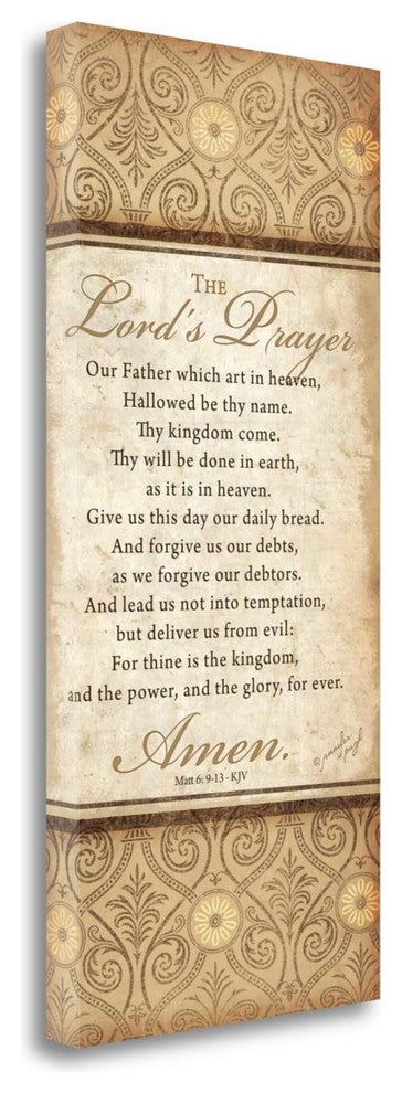 "The Lords Prayer" By Jennifer Pugh, Giclee Print on Gallery Wrap Canvas