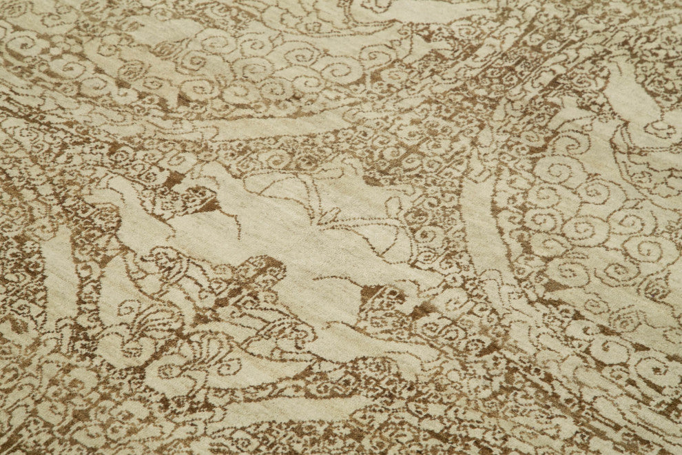 Rug N Carpet - Hand-Knotted Oriental 6' x 8' 11" Pastel Oushak Area Rug