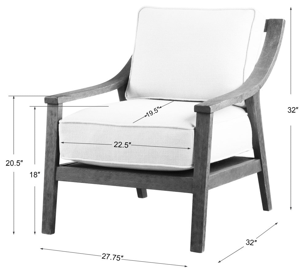 Uttermost Lyle Beige Accent Chair