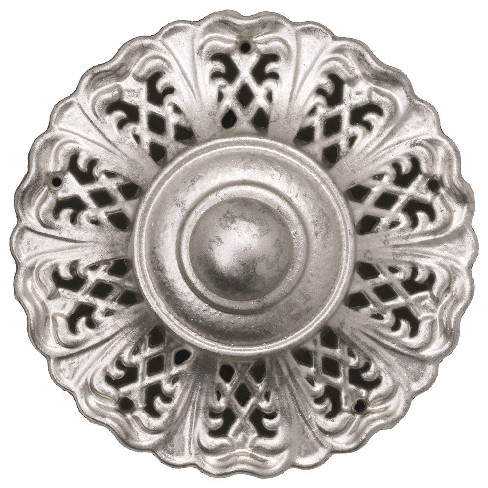 La Scala 2-Light Wall Sconce in Antique Silver With Clear Heritage Crystal
