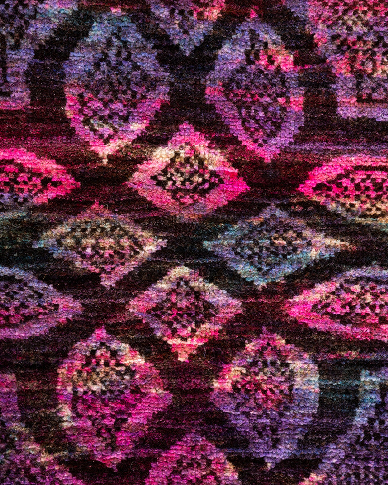 Vibrance, One-of-a-Kind Hand-Knotted Area Rug Pink, 5'1x8'0
