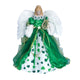 15" Shamrock Angel Tree Topper