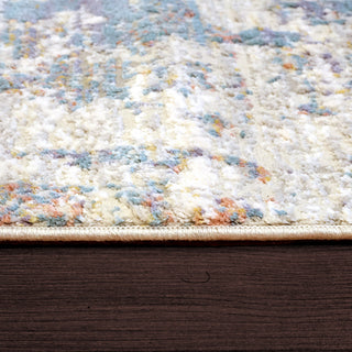 Valley Modern Area Rug, Gray/Blue, 6'7"X9'6"