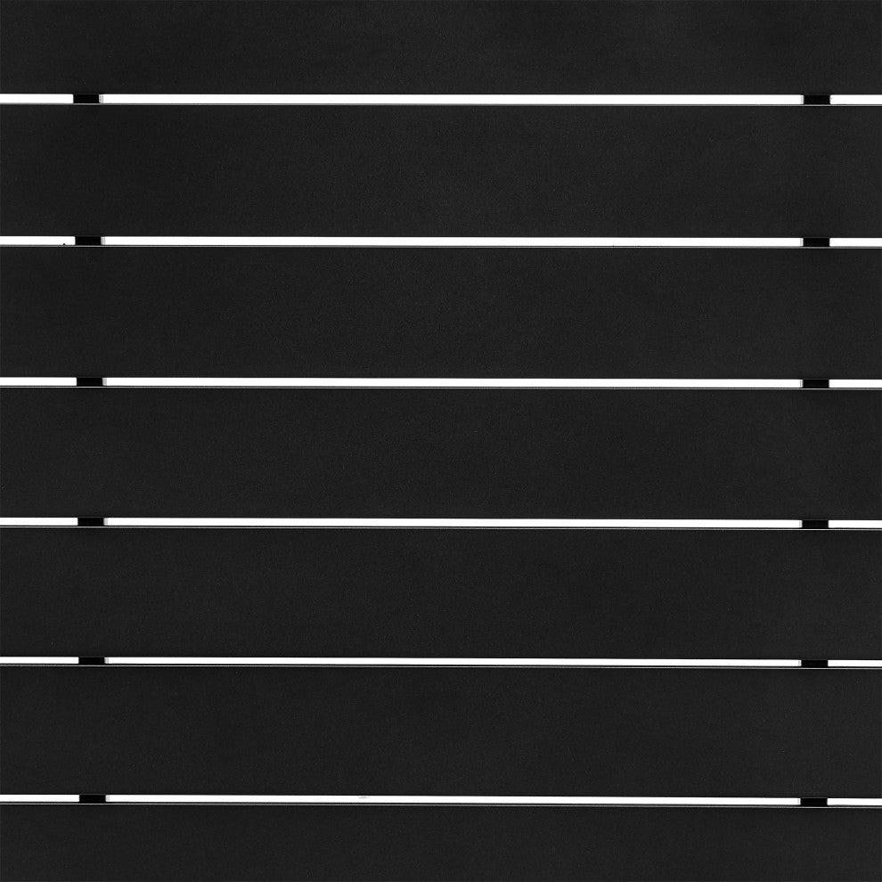 Cayman Outdoor Patio 5-Piece Bar Table Set, Aluminum With Gray Cushions