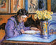 Armand Guillaumin Woman Reading, 20"x25" Wall Decal Print