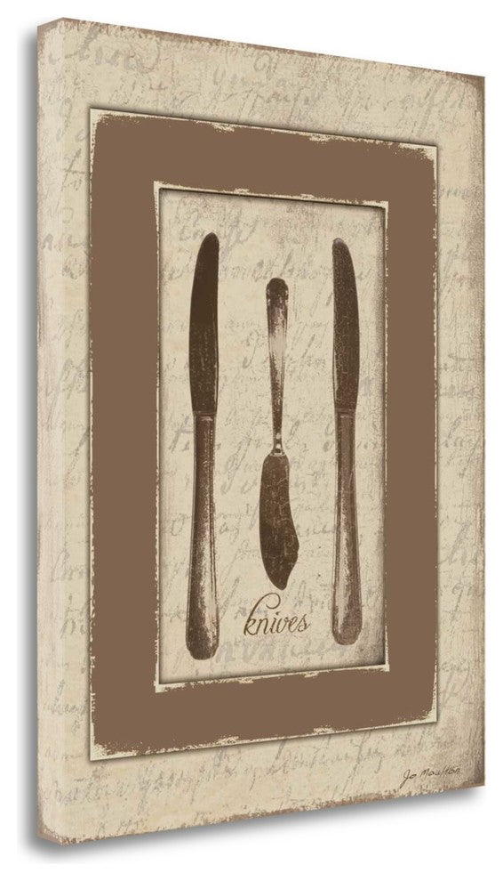 "Knives" By Jo Moulton, Giclee Print on Gallery Wrap Canvas, Ready to Hang