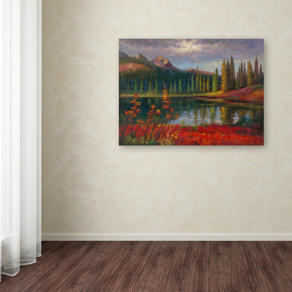 Daniel Moises 'Almost Winter' Canvas Art