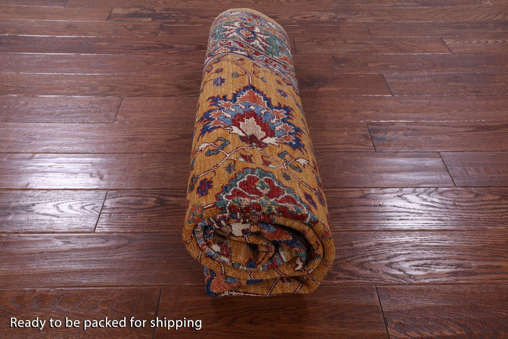 5' 8" X 8' 0" Handmade Persian Tabriz Wool Rug - Q13754