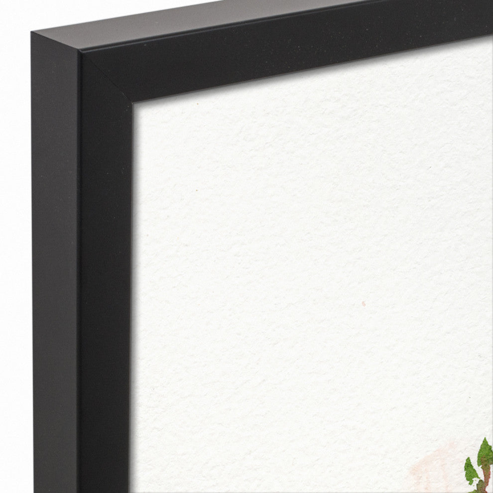 Christmas Morning 21.73x31.73 Black Framed Canvas