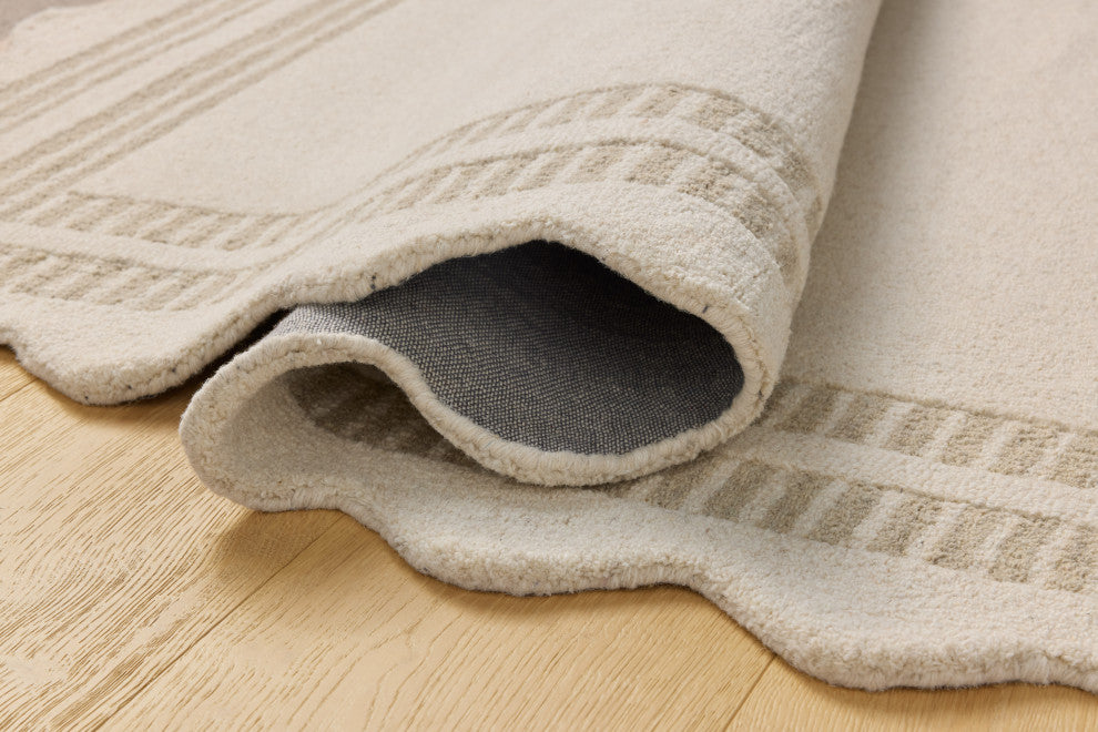 Chris Loves Julia x Loloi Scottie Ivory / Grey 2'-3" x 3'-9" Runner Rug