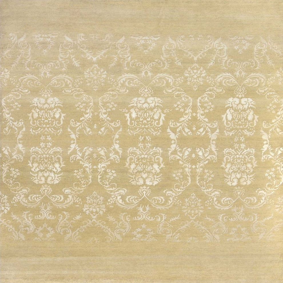 Ahgly Company Indoor Square Mid-Century Modern Area Rugs, 4' Square