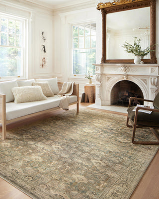 Margot Oriental Antique/Sage Area Rug, 3'6"x5'6"