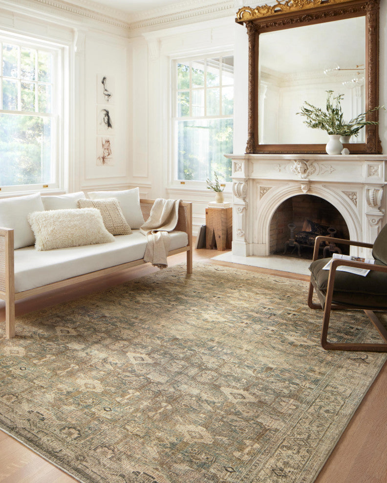 Margot Oriental Antique/Sage Area Rug, 3'6"x5'6"