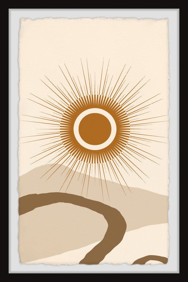 "Arching Channel" Framed Painting Print, 12x18