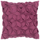 Magenta Plum Pinwheel Floral Down Throw Pillow