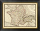 "Carte generale des Gaules, 1821"  by Adrien Hubert Brue, 26x20"