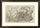 "Pennsylvania, 1797" Framed Digital Print by Daniel Friedrich Sotzmann, 40x28"