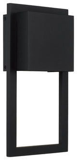Capital Lighting 956011-GL Nate 15" Tall Outdoor Wall Sconce - Black