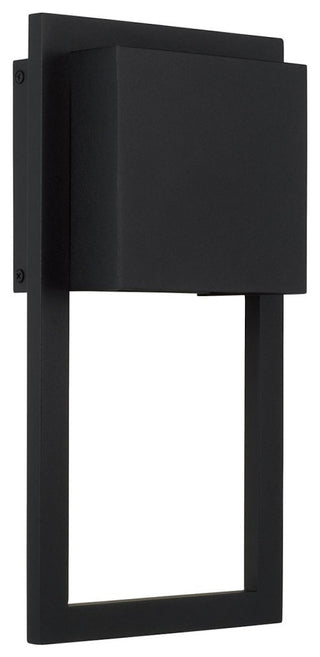 Capital Lighting 956011-GL Nate 15" Tall Outdoor Wall Sconce - Black