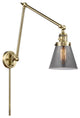 Cone Swing Arm With Switch, Antique Brass, Plated Smoke, Plated Smoke