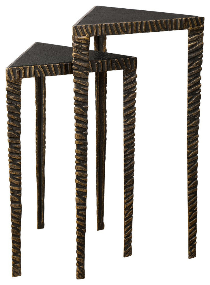 Uttermost Samiria Triangular Accent Tables Set of 2 24977