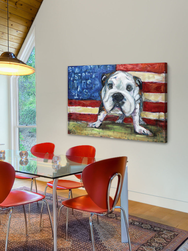 "No Bull" Painting Print on Canvas by Tori Campisi