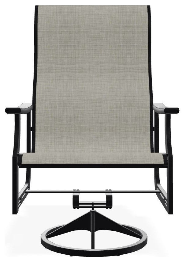 St. Catherine Sling Outdoor Supreme Swivel Rocker, Ella/Black