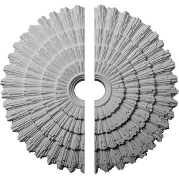 24 3/4"OD x 3 1/4"ID x 1 7/8"P Eryn Ceiling Medallion, Two Piece