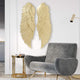 2 Piece Angel Wing Bas-Relief Wall Sculpture, 55 Inches