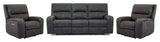 Polaris Kahlua Power Reclining Sofa and Two Recliners