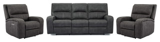 Polaris Kahlua Power Reclining Sofa and Two Recliners