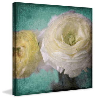 "Yellow Ranunculus" Painting Print on Canvas by Stalus