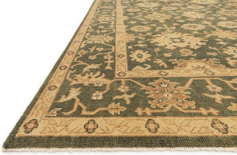 100% Fine Wool Hand Knotted Raven Vernon VN-05 Area Rug by Loloi, 2'x3'