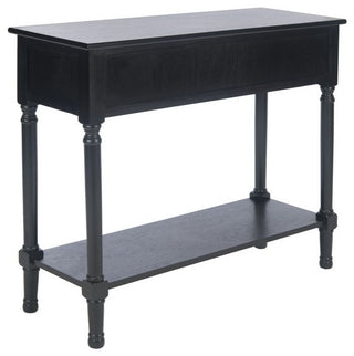 Safavieh Allura 2 Drawer Console Table, Black