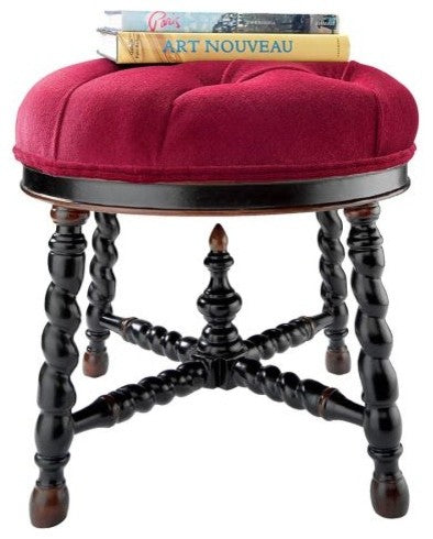 Brittany Round Tufted Ottoman