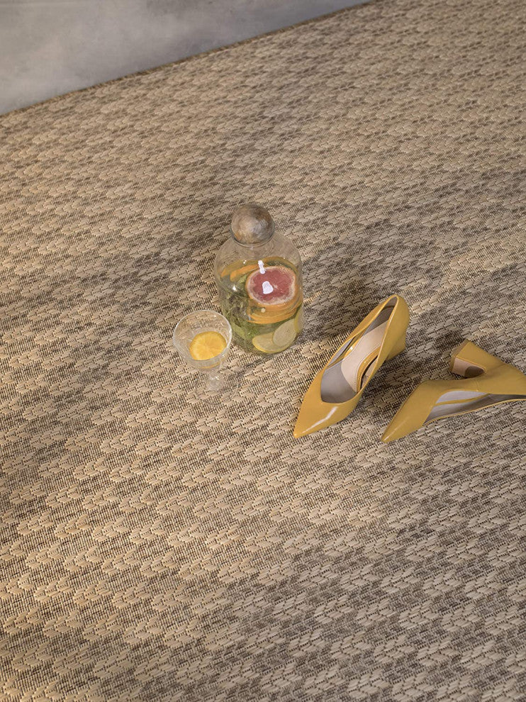 Outdoor Collection Geometric Rug - Bohemian Rug, Neutral, 7'10"x10'