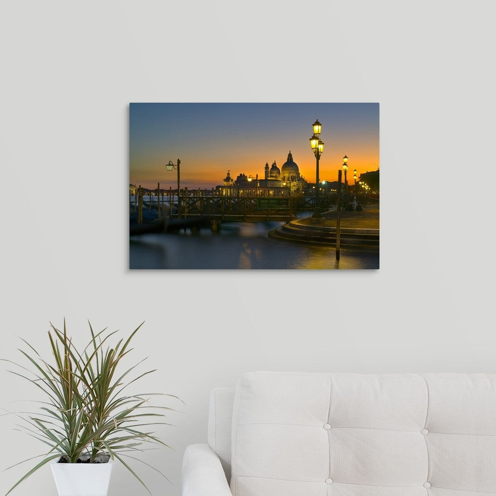 "Dreaming Venice" Wrapped Canvas Art Print, 24"x16"x1.5"