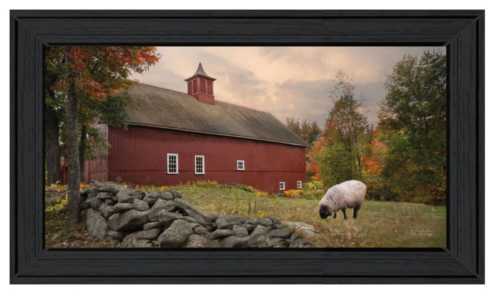"The Lone Gazer" By Robin-Lee Vieira, Printed Wall Art, Black Frame