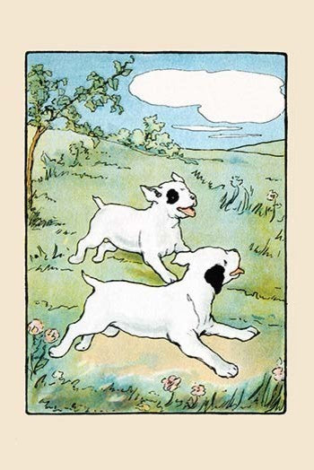 Run Across the Fields - Canvas Poster 20" x 30"