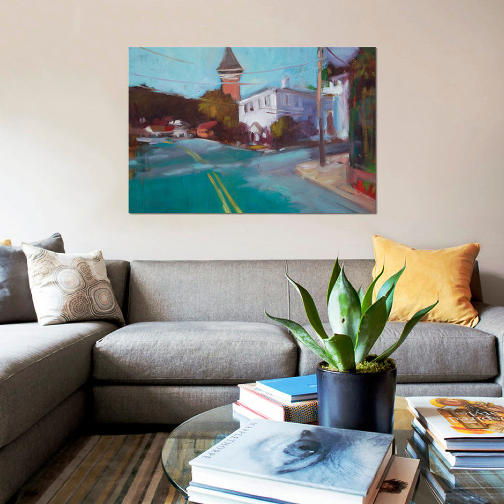 "The Neighborhood I" by Eddie Barbini, Canvas Print, 40"x26"