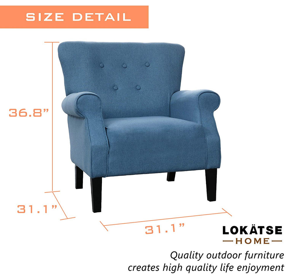 Modern Accent Armchair Single Sofa