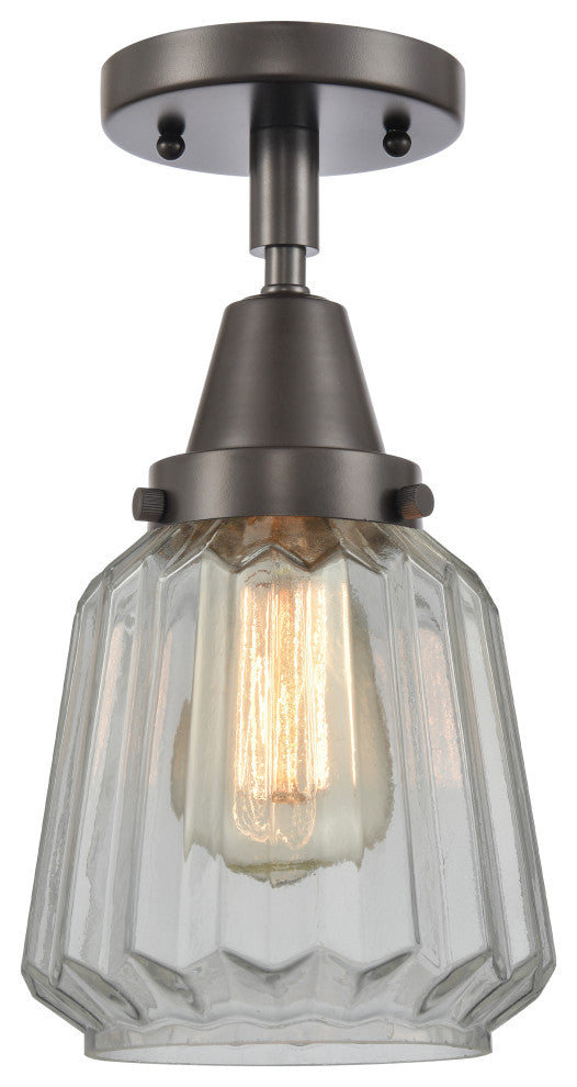 INNOVATIONS LIGHTING 447-1C-OB-G142 Chatham Flush Mount