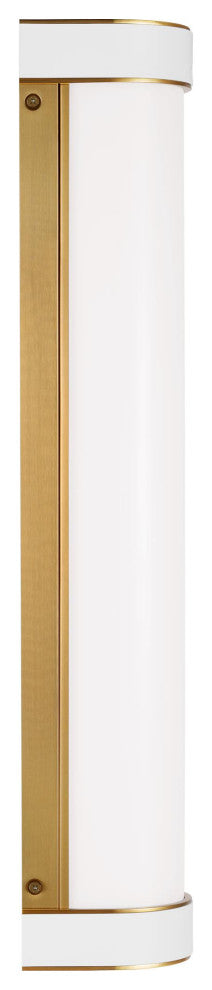 Monroe Large Vanity, Burnished Brass