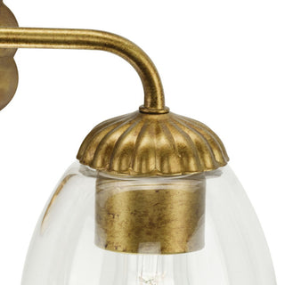 Quillan Collection Transitional Bath and Vanity Light, Gold Ombre