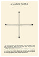 "A Match Puzzle" Digital Paper Print by Retromagic, 31"x46"