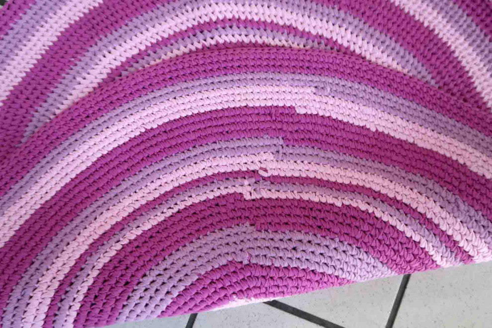 Handmade Contemporary ORA French Braided Rug 2.4', 73cm, 2021