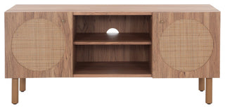 Safavieh Ophelia 2 Door 2 Shelf Media Stand, Oak/Natural